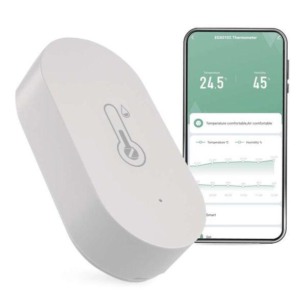 GoSmart Digitálny teplomer s vlhkomerom, bezdrôtový snímač, ZigBee EGS0102