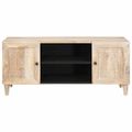 vidaXL TV jednotky s poličkou Biela 105 x 33 x 46 cm Kompozitné drevo