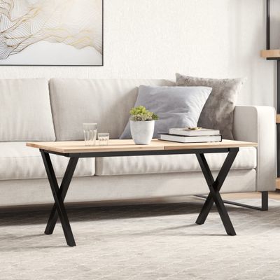 vidaXL Nohy konferenčného stolíka X-rám 70x30x43 cm oceľ
