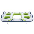 Bestway Hydro-Force plávajúci ostrov Biela, modrá a zelená PVC