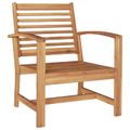 vidaXL Stolička s vankúšom 2 Kus Hnedá a smotanová 65 x 60 x 76,5 cm