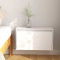 vidaXL Nástenné skrinky biele 60x30x35 cm masívne borovicové drevo