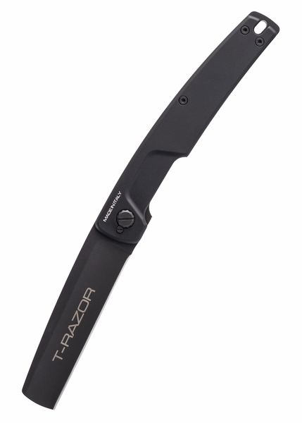 Extrema Ratio 04.1000.0138/BLK T-RAZOR BLACK vreckový nôž 10 cm, celočierny, hliník