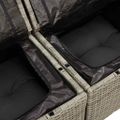 vidaXL Súprava záhradných pohoviek 9 ks Svetlosivá polyratan