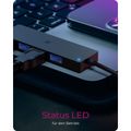 RAIDSONIC ICY BOX USB Hub, 4port, USB A+C/ 4x USBA