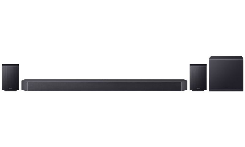 SAMSUNG soundbar HW-Q990H Soundbar, 11.1.4 kanálu, 23 reproduktoru, Dolby Atmos, Q-Symphony, SpaceFit Sound Pro, HDMI 2.1, eARC, Wi-Fi, Bluetooth 5.3, Tita