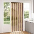 vidaXL Záves proti hmyzu z chenille Hnedá a béžová 100 x 230 cm
