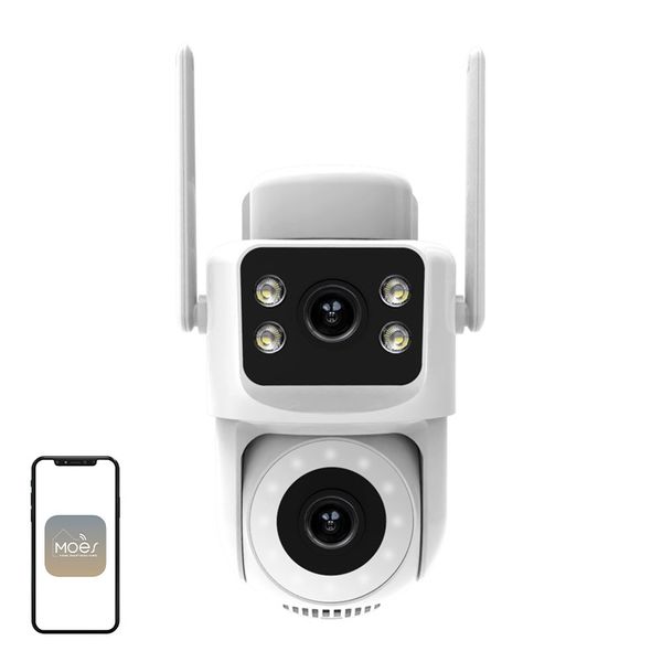 MOES WCM-Q29 8MP Wi-Fi IP kamera s dvoma objektívmi