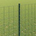 vidaXL Euro oplotenie s pilierom 10 x 1,4 m PVC potiahnutá oceľ Zelená