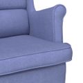 vidaXL Hojdacie kreslo Jeans Blue 74x90x102 cm Látka