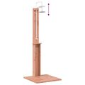vidaXL Externá sprcha 206 cm Prírodná