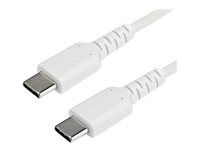 Heavy Duty and Rugged - USB kábel - USB-C (M) rovné do USB-C (M) rovné - Thunderbolt 3 / USB 2.0 - 1 m - biela