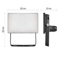 LED reflektor EMOS ZS2512 TAMBO, 10 W, 1000 l m, IP65, čierny