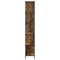 vidaXL Regál na knihy 4 úrovní 78,5 x 33 x 188,5 cm kov PB Staré drevo