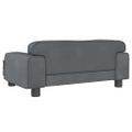 vidaXL Pelech pre psa tmavosivý 70x45x30 cm zamat