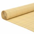 vidaXL Obojstranný záhradný plot 110x400 cm žltý