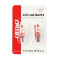 LED žiarovky CANBUS 15SMD 4014 T10e (W5W) SILCA biela 12V AMiO-01443