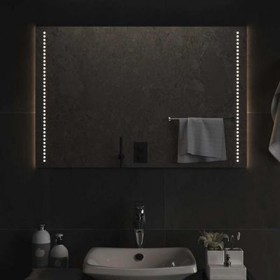 vidaXL LED kúpeľňové zrkadlo 90x60 cm