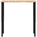 vidaXL Pracovný stôl bledohnedý 100x60x(71,5-98)cm dub. masív obdĺžnik