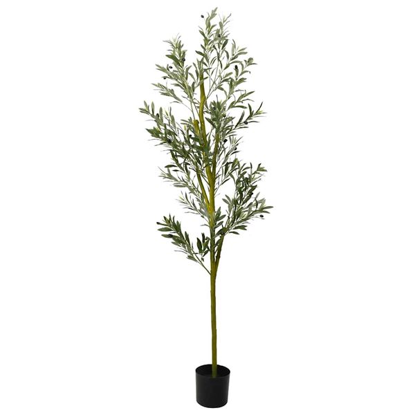 vidaXL Umelý olivovník 800 listov 200 cm zelený
