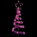vidaXL LED vianočný stromček s ozdobami 80 LED teplá biela 120 cm