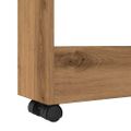 vidaXL Úzky úložný vozík 3 poschodia dub artisan kompozitné drevo