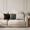 vidaXL Poťah na podložku 2 pcs HEERLEN Antracitová 40 x 60 cm