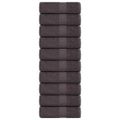 vidaXL Utierky na umývanie FROGN 10 ks antracitové 30x30 cm 360 g/m²