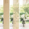 vidaXL Žalúzia Svetlohnedá s Vzorom 150 x 40 cm 25 mm PVC