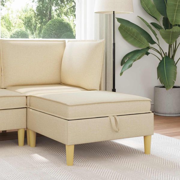vidaXL Sofa s úložným priestorom Látka