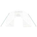 vidaXL Fóliovník s oceľovým rámom biely 72 m² 24x3x2 m