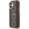 Obal Guess pre iPhone 17 HC MAGSAFE PU W/ 4G PU STRIPE hnedá