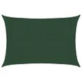 vidaXL Tieniaca plachta 160 g/m², tmavozelená 3x5 m, HDPE