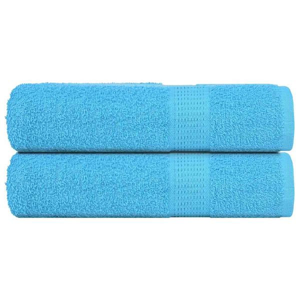 vidaXL Sprchové osušky FROGN 2 ks tyrkysové 70x140 cm 360 g/m²