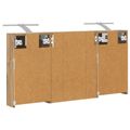 vidaXL Set kabinetov do kúpeľne 3 ks 100 x 10,5 x 50 cm