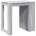 vidaXL Barový stôl sivý sonoma 102x70x103,5 cm kompozitné drevo