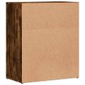 vidaXL Komody 2 ks dymový dub 60x31x70 cm kompozitné drevo