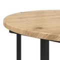 vidaXL Sada príručných stolíkov 2 ks Hnedá 50 x 50 x 50,5 cm