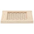 vidaXL Dvere skrinky mriežkový dizajn 2 ks 39,5x39,5 cm masív borovica
