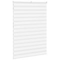 vidaXL Zebra roleta biela 165x230 cm šírka látky 160,9cm polyester