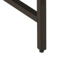 vidaXL Bočný stolík 45x45x50 cm mangovníkový masív a železo