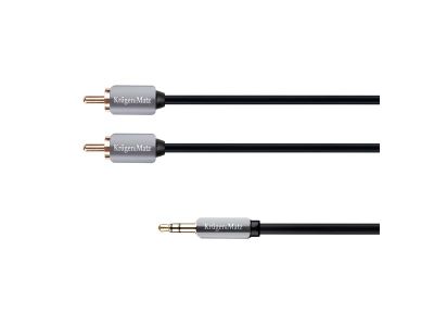 Kábel Jack 3.5mm stereo/2x Cinch 1,8m KRUGER & MATZ KM0310