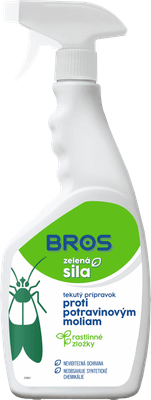 06295 Bros Zelená sila - tekutý prípravok potravinové mole 500 ml
