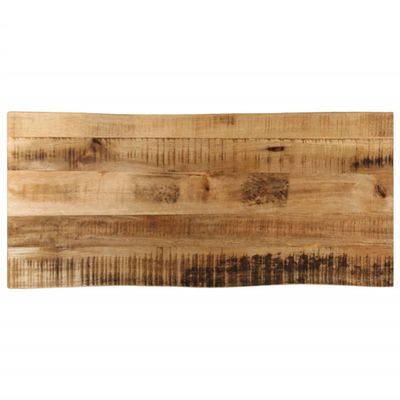 vidaXL Stolová doska živá hrana 100x40x3,8 cm masívny surový mangovník