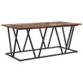 vidaXL Konferenčný stolík Dymová dub 100 x 50 x 40 cm