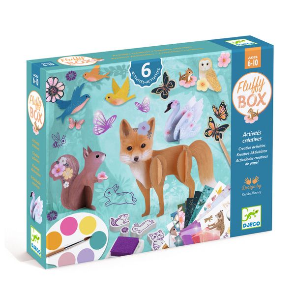 Veľká kreatívna sada 6 aktivít Fluffy box