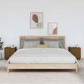 vidaXL Nočné stolíky 2 ks medovo-hnedé 40x34x45 cm borovicový masív