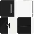vidaXL Servírovacia skriňa FLORIN 88,5 x 30,5 x 55,5 cm Čierna