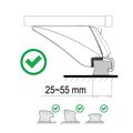 Priechodný nosník Compass 02316 zamykací hliníkový 135 cm ALU-INTEGRAL TÜV