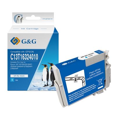 alt. kazeta G&G pre EPSON C13T16324010 WF-2010W / WF-2510WF / WF-2520NF / WF-2530WF / WF-2540WF (11,6ml)